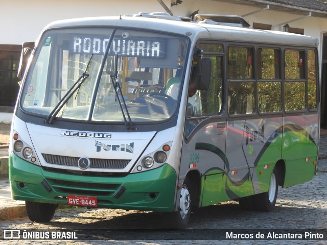 Turin Transportes 3299 na cidade de Ouro Preto, Minas Gerais, Brasil, por Marcos de Alcantara Pinto. Número da foto: #6941520.