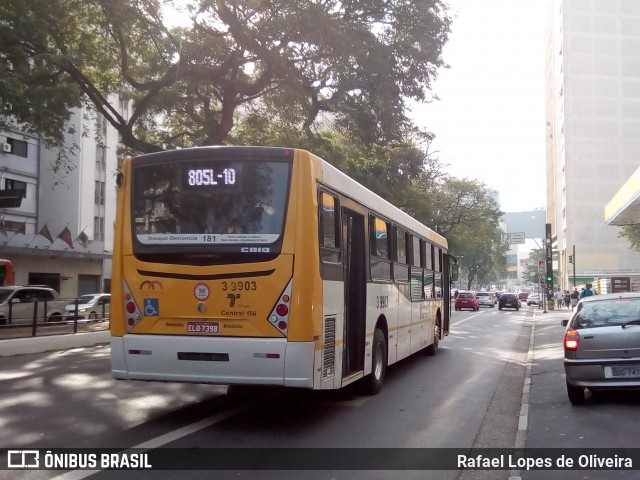 Viação Metrópole Paulista - Zona Leste 3 9903 na cidade de São Paulo, São Paulo, Brasil, por Rafael Lopes de Oliveira. Número da foto: #6943931.