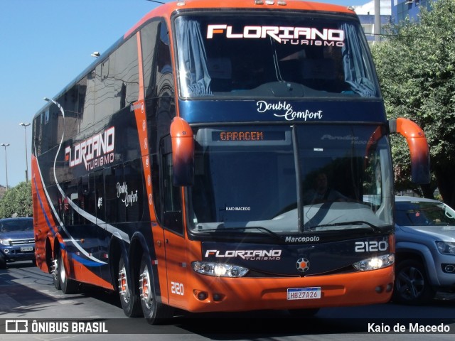 Floriano Turismo 2120 na cidade de Itaperuna, Rio de Janeiro, Brasil, por Kaio de Macedo. ID da foto: 6942658.