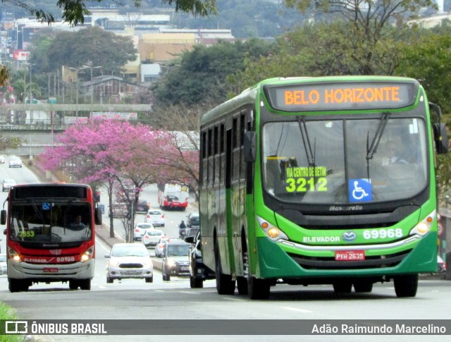 Viação Santa Edwiges 69968 na cidade de Belo Horizonte, Minas Gerais, Brasil, por Adão Raimundo Marcelino. Número da foto: #6943388.