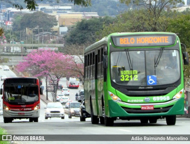 Viação Santa Edwiges 69968 na cidade de Belo Horizonte, Minas Gerais, Brasil, por Adão Raimundo Marcelino. ID da foto: 6943388.