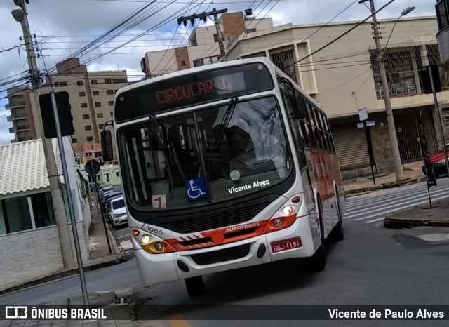 Autotrans > Turilessa 1665 na cidade de Itaúna, Minas Gerais, Brasil, por Vicente de Paulo Alves. Número da foto: #6944324.
