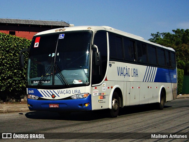 Viação Lira 045 na cidade de São Paulo, São Paulo, Brasil, por Maílsøn Antunes. ID da foto: 6946679.