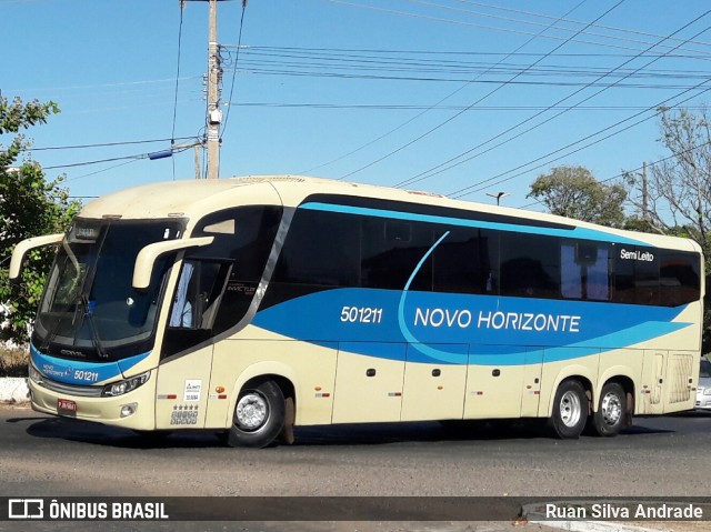 Viação Novo Horizonte 501211 na cidade de Teresina, Piauí, Brasil, por Ruan Silva Andrade. Número da foto: #6944607.