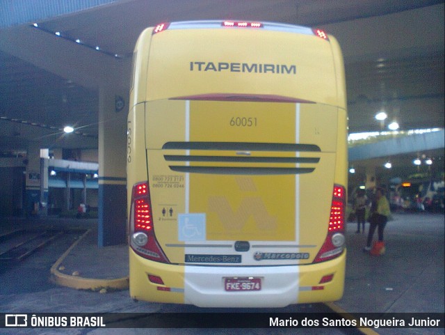 Viação Itapemirim 60051 na cidade de Salvador, Bahia, Brasil, por Mario dos Santos Nogueira Junior. Número da foto: #6944628.