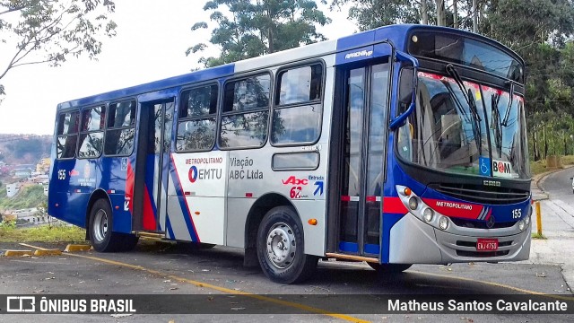 Auto Viação ABC 155 na cidade de São Bernardo do Campo, São Paulo, Brasil, por Matheus Santos Cavalcante. ID da foto: 6944912.