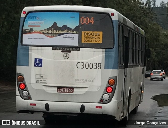 Transportes Futuro C30038 na cidade de Rio de Janeiro, Rio de Janeiro, Brasil, por Jorge Gonçalves. ID da foto: 6945966.