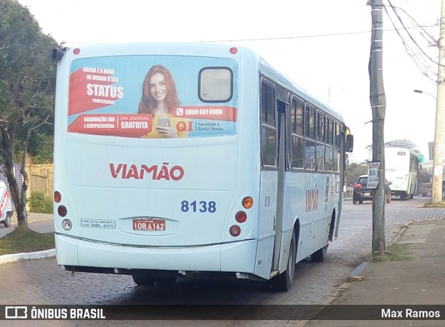 Empresa de Transporte Coletivo Viamão 8138 na cidade de Viamão, Rio Grande do Sul, Brasil, por Max Ramos. Número da foto: #6947196.