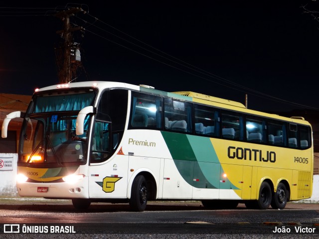 Empresa Gontijo de Transportes 14005 na cidade de Teresina, Piauí, Brasil, por João Victor. ID da foto: 6946983.