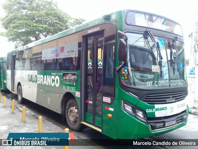 Viação Galo Branco RJ 181.085 na cidade de Niterói, Rio de Janeiro, Brasil, por Marcelo Candido de Oliveira. Número da foto: #6945955.