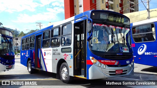 Auto Viação ABC 169 na cidade de São Bernardo do Campo, São Paulo, Brasil, por Matheus Santos Cavalcante. ID da foto: 6947750.