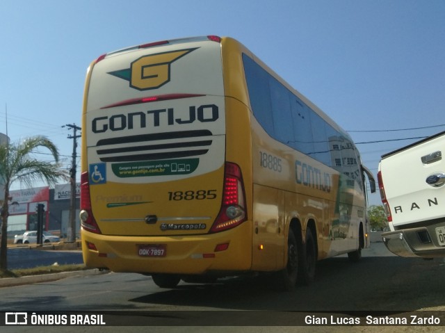 Empresa Gontijo de Transportes 18885 na cidade de Ji-Paraná, Rondônia, Brasil, por Gian Lucas  Santana Zardo. ID da foto: 6944803.