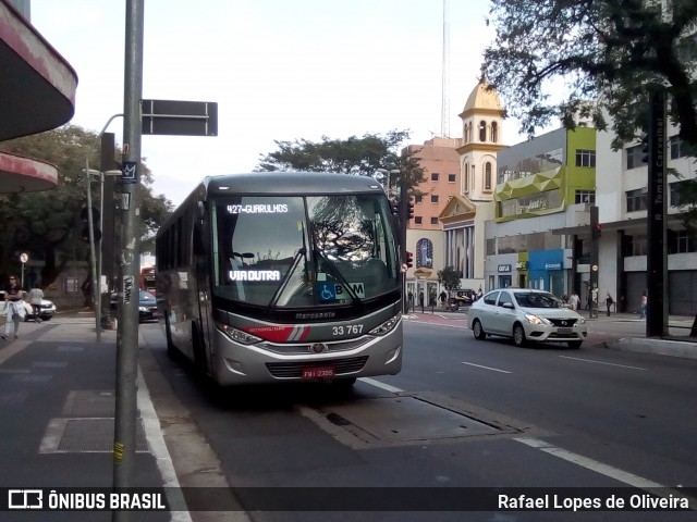 Guarulhos Transportes 33.767 na cidade de São Paulo, São Paulo, Brasil, por Rafael Lopes de Oliveira. ID da foto: 6945401.