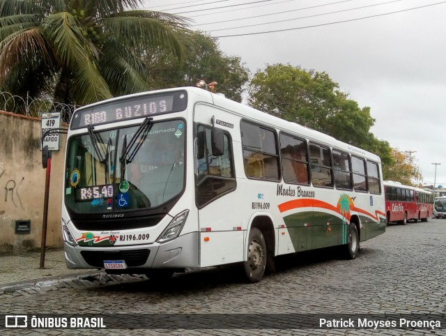 Viação Montes Brancos RJ 196.009 na cidade de Cabo Frio, Rio de Janeiro, Brasil, por Patrick Moyses Proença. ID da foto: 6944827.