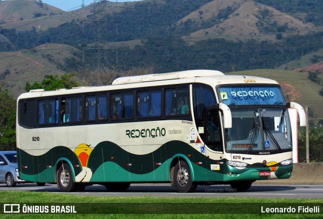 Redenção Turismo 8210 na cidade de Roseira, São Paulo, Brasil, por Leonardo Fidelli. Número da foto: #6947101.