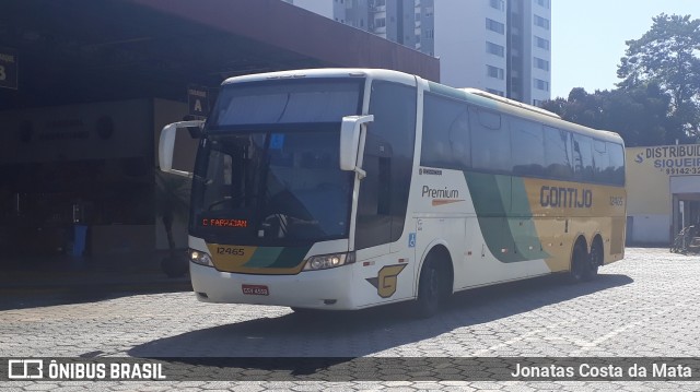 Empresa Gontijo de Transportes 12465 na cidade de Coronel Fabriciano, Minas Gerais, Brasil, por Jonatas Costa da Mata. ID da foto: 6945847.