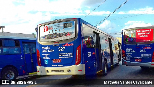 Auto Viação ABC 327 na cidade de São Bernardo do Campo, São Paulo, Brasil, por Matheus Santos Cavalcante. Número da foto: #6944890.