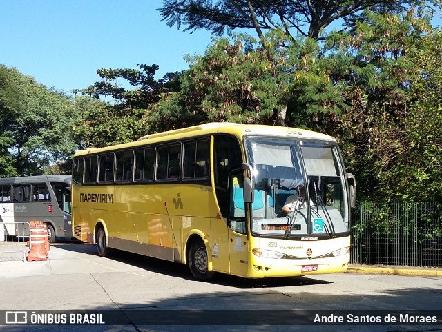 Viação Itapemirim 8513 na cidade de São Paulo, São Paulo, Brasil, por Andre Santos de Moraes. ID da foto: 6946006.