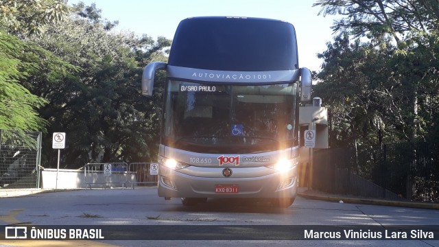 Auto Viação 1001 108.650 na cidade de São Paulo, São Paulo, Brasil, por Marcus Vinicius Lara Silva. ID da foto: 6948911.