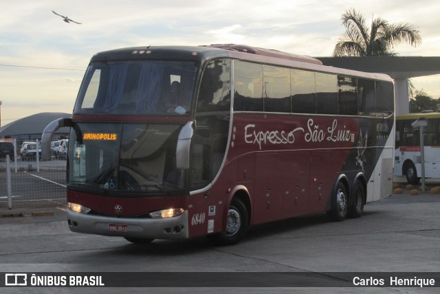 Expresso São Luiz 6840 na cidade de Goiânia, Goiás, Brasil, por Carlos  Henrique. Número da foto: #6950616.