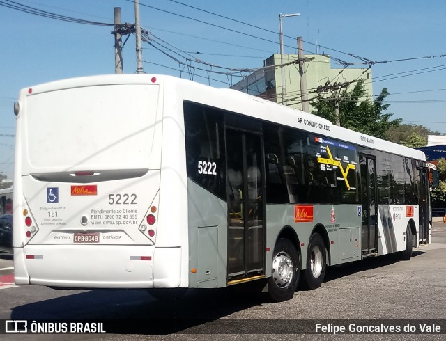 Metra - Sistema Metropolitano de Transporte 5222 na cidade de São Paulo, São Paulo, Brasil, por Felipe Goncalves do Vale. ID da foto: 6949117.