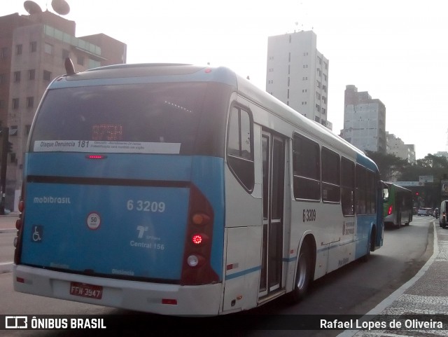 Viação Paratodos > São Jorge > Metropolitana São Paulo > Mobibrasil 6 3209 na cidade de São Paulo, São Paulo, Brasil, por Rafael Lopes de Oliveira. Número da foto: #6947897.