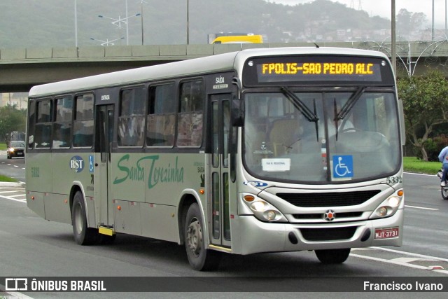 RST - Rodoviária Santa Terezinha 5332 na cidade de Florianópolis, Santa Catarina, Brasil, por Francisco Ivano. ID da foto: 6950859.