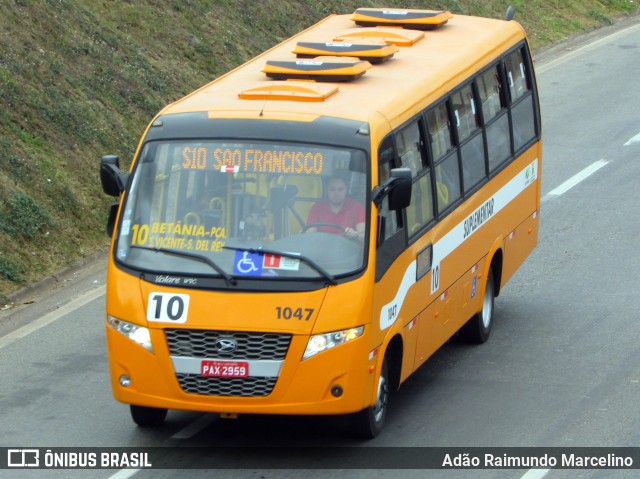 Transporte Suplementar de Belo Horizonte 1047 na cidade de Belo Horizonte, Minas Gerais, Brasil, por Adão Raimundo Marcelino. Número da foto: #6950322.