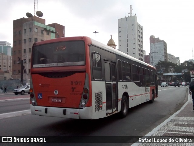 TRANSPPASS - Transporte de Passageiros 8 1011 na cidade de São Paulo, São Paulo, Brasil, por Rafael Lopes de Oliveira. Número da foto: #6947911.