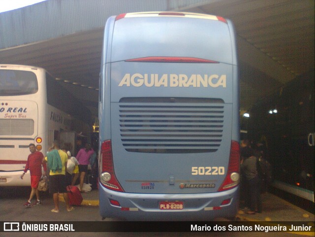 Viação Águia Branca 50220 na cidade de Salvador, Bahia, Brasil, por Mario dos Santos Nogueira Junior. Número da foto: #6948036.