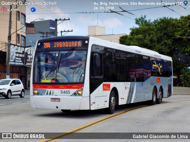 Metra - Sistema Metropolitano de Transporte 5405 na cidade de São Bernardo do Campo, São Paulo, Brasil, por Gabriel Giacomin de Lima. ID da foto: 6950061.