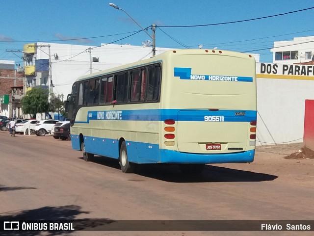 Viação Novo Horizonte 905511 na cidade de Barra da Estiva, Bahia, Brasil, por Flávio  Santos. ID da foto: 6948737.