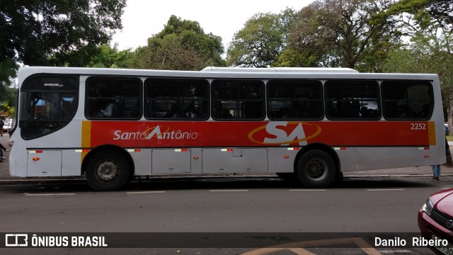 Viação Santo Antônio e Turismo 2252 na cidade de Barra do Piraí, Rio de Janeiro, Brasil, por Danilo  Ribeiro. ID da foto: 6948340.