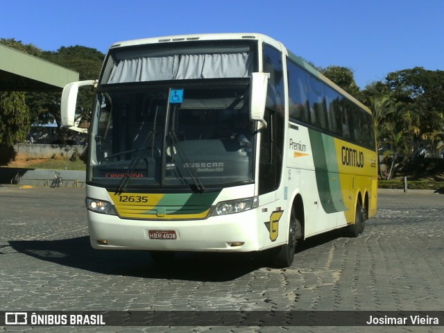 Empresa Gontijo de Transportes 12635 na cidade de Curvelo, Minas Gerais, Brasil, por Josimar Vieira. ID da foto: 6949883.