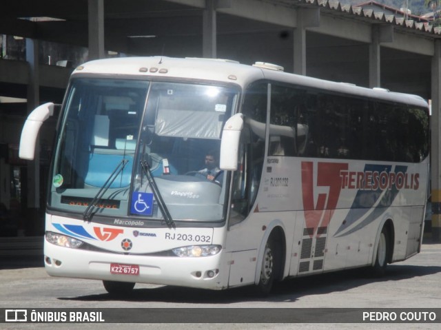 Viação Teresópolis RJ 203.032 na cidade de Teresópolis, Rio de Janeiro, Brasil, por PEDRO COUTO. Número da foto: #6948589.