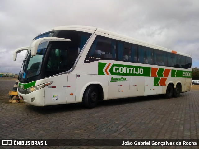Empresa Gontijo de Transportes 21600 na cidade de Vitória da Conquista, Bahia, Brasil, por João Gabriel Gonçalves da Rocha. Número da foto: #6952623.