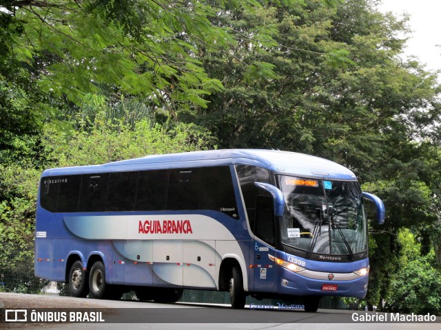 Viação Águia Branca 13998 na cidade de São Paulo, São Paulo, Brasil, por Gabriel Machado. ID da foto: 6952288.