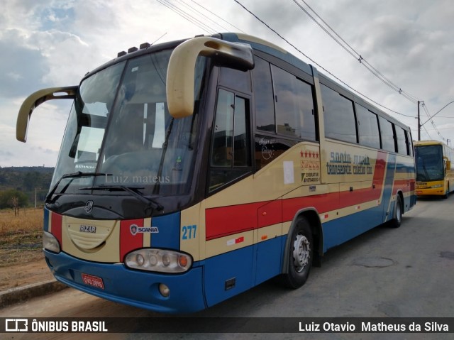 Transporte Coletivo Santa Maria 277 na cidade de Perdigão, Minas Gerais, Brasil, por Luiz Otavio Matheus da Silva. Número da foto: #6952137.