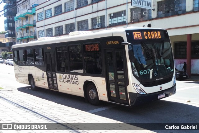 Visate - Viação Santa Tereza 607 na cidade de Caxias do Sul, Rio Grande do Sul, Brasil, por Carlos Gabriel. Número da foto: #6952807.