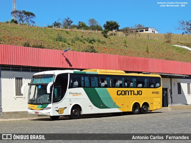 Empresa Gontijo de Transportes 14410 na cidade de João Monlevade, Minas Gerais, Brasil, por Antonio Carlos Fernandes. ID da foto: 6951544.