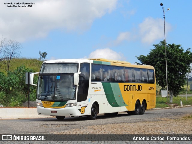 Empresa Gontijo de Transportes 12085 na cidade de João Monlevade, Minas Gerais, Brasil, por Antonio Carlos Fernandes. ID da foto: 6951531.