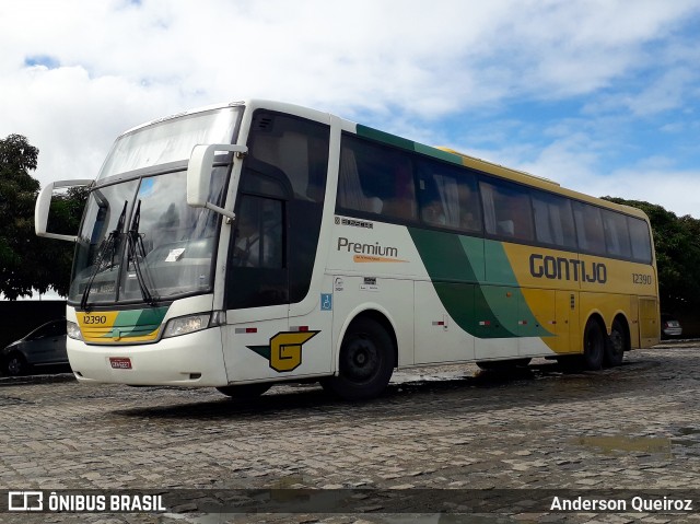 Empresa Gontijo de Transportes 12390 na cidade de Vitória da Conquista, Bahia, Brasil, por Anderson Queiroz. Número da foto: #6952893.