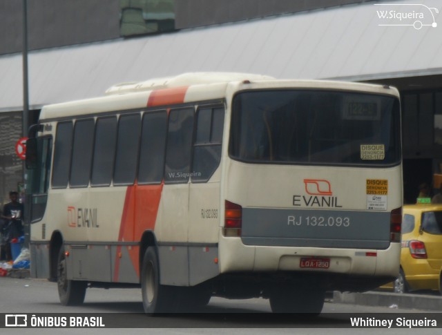 Evanil Transportes e Turismo RJ 132.093 na cidade de Rio de Janeiro, Rio de Janeiro, Brasil, por Whitiney Siqueira. ID da foto: 6952368.