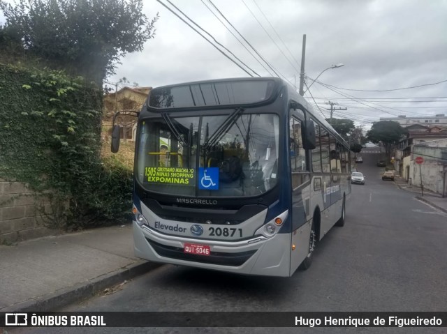 Viação Progresso 20871 na cidade de Belo Horizonte, Minas Gerais, Brasil, por Hugo Henrique de Figueiredo. Número da foto: #6951193.