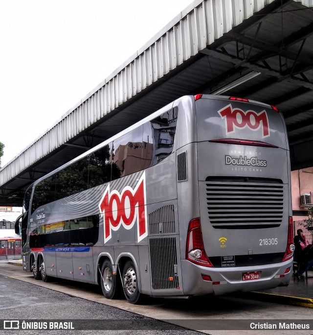 Auto Viação 1001 218305 na cidade de Niterói, Rio de Janeiro, Brasil, por Cristian Matheus. Número da foto: #6953586.