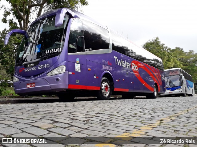Twister Rio Transporte e Turismo RJ 668.007 na cidade de Petrópolis, Rio de Janeiro, Brasil, por Zé Ricardo Reis. Número da foto: #6951665.