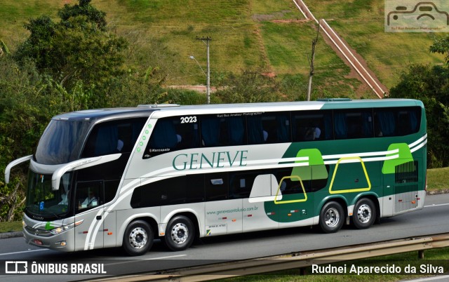 Santa Luzia Transporte e Turismo - Geneve Turismo 2023 na cidade de Santa Isabel, São Paulo, Brasil, por Rudnei Aparecido da Silva. Número da foto: #6956191.
