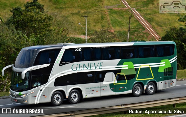 Santa Luzia Transporte e Turismo - Geneve Turismo 2023 na cidade de Santa Isabel, São Paulo, Brasil, por Rudnei Aparecido da Silva. ID da foto: 6956191.