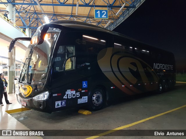 Expresso Nordeste 4805 na cidade de Campo Mourão, Paraná, Brasil, por Elvio Antunes. Número da foto: #6954011.