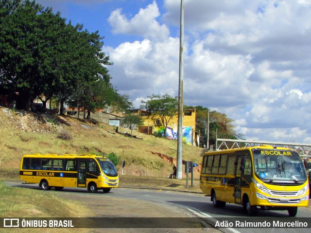 Escolares F2400 na cidade de Belo Horizonte, Minas Gerais, Brasil, por Adão Raimundo Marcelino. ID da foto: 6958761.